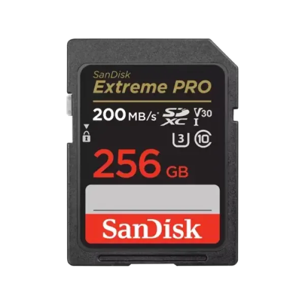 SanDisk Extreme PRO 256GB 200mbps SDHC And SDXC UHS-I Memory Card (SDSDXXD-256G-GN4IN)